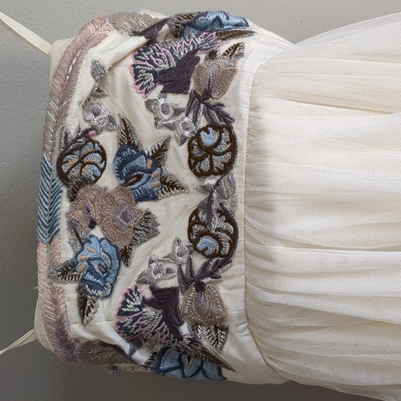 Free People Festival Bodice Tulle Sequin Embellished Mini Dress 2 - Picture 10 of 15